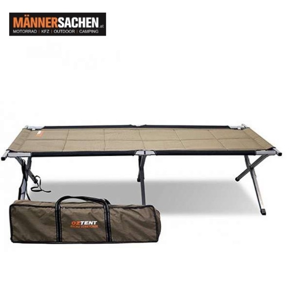 OZtent Feldbett Campingbett Gecko Strecher 190 (L) x 80cm (B) x 50cm (H)