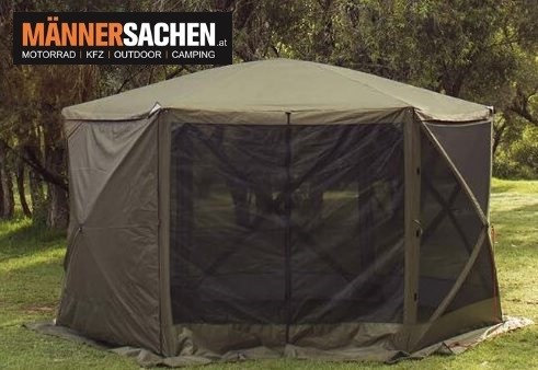 OZTent Pavilon "Screen House Hex" Fischerzelt, Sonnenschutz, Spielraum, Relaxraum, Essbereich